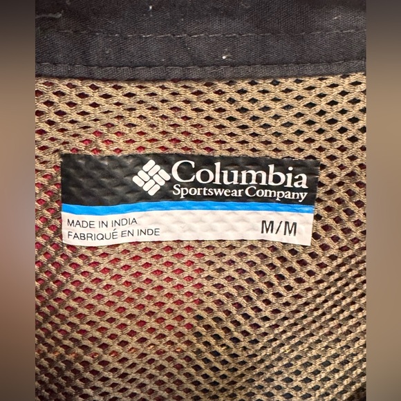 Columbia Shirt Mens Size Med Red Plaid Flannel PHG Performance Hunting Outdoors - Picture 3 of 10